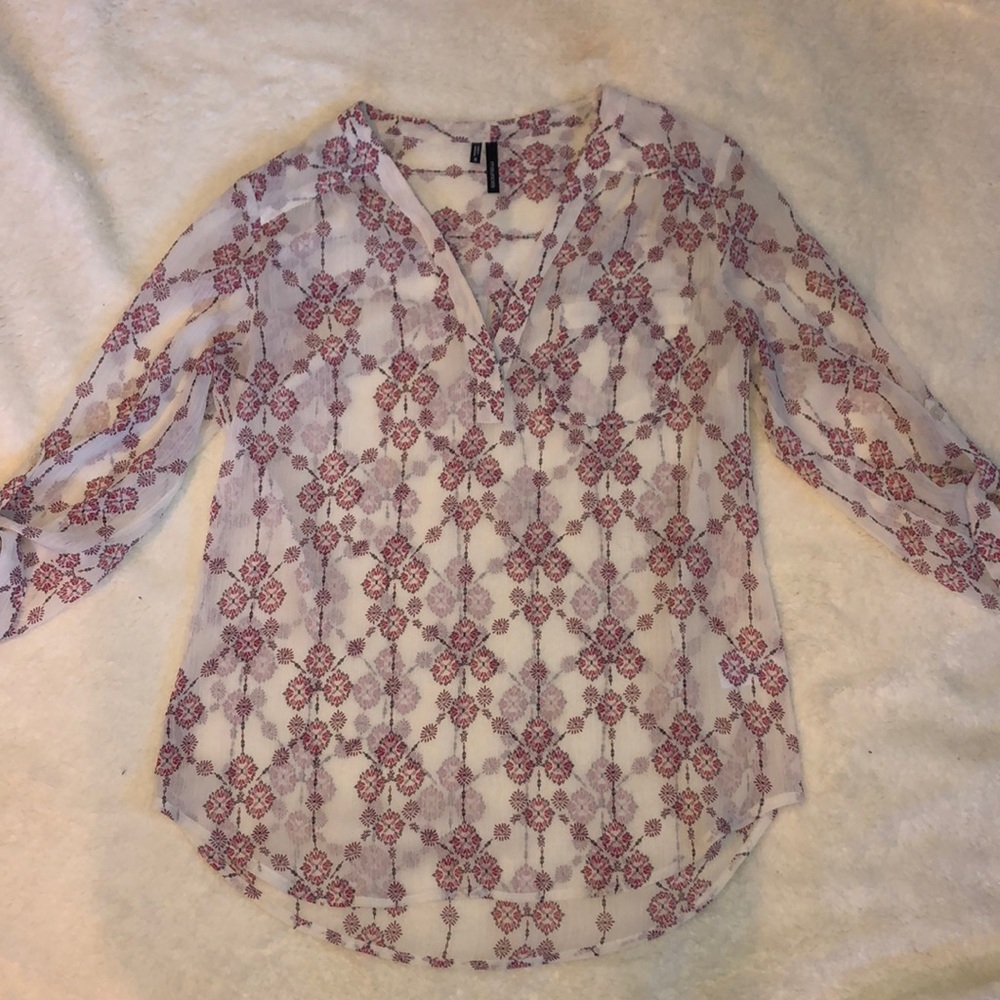 pattern quarter sleeve blouse